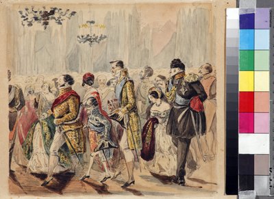 High Society Ball by Vasili Venediktovich Baranov