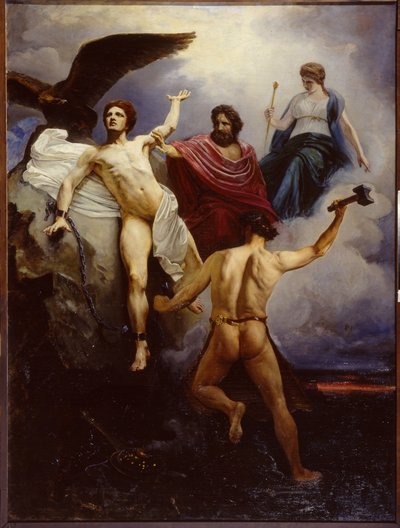 Vulcan Chaining Prometheus by Vasili Yevmenievich Savinsky