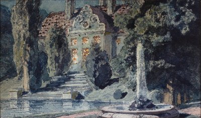 Stage Design for the Opera Boris Godunov by M. Mussorgsky by Vasilij Dmitrievich Polenov
