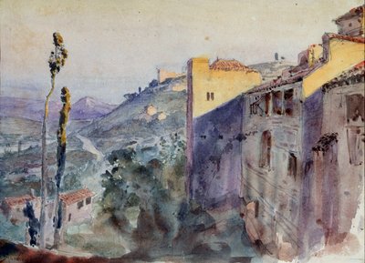 Stage Design for the Opera The Scarlet Rose by N. Krotkov by Vasilij Dmitrievich Polenov