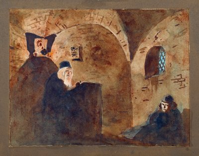 Stage Design for the Opera Boris Godunov by M. Mussorgsky by Vasilij Dmitrievich Polenov