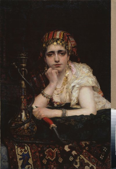 An Odalisque by Vasilij Dmitrievich Polenov