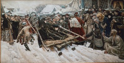 A martyr to her belief by Vasilij Ivanovic Surikov