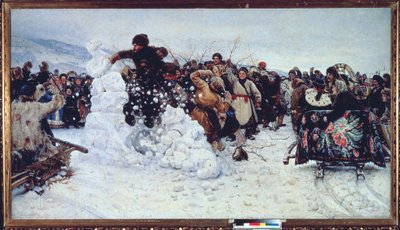 Storm of Snow Fortress by Vasilij Ivanovic Surikov