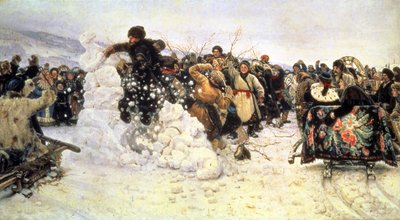 The Capture of the Snow Fortress, 1891 by Vasilij Ivanovic Surikov