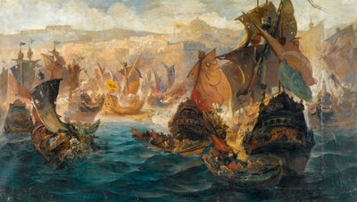 The Conquest of Constantinople by the Crusaders by Vasilios Chatzis