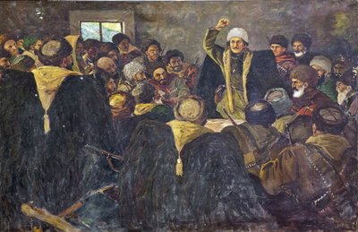 Sergo Ordzhonikidze in the North Caucasus by Vasily Anfimovich Krotkov