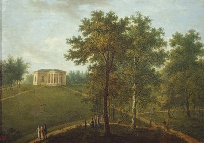 Temple of Truth. View in the Park of Kurakin Estate Nadezhdino, End 1790s by Vasily Petrovich Prichetnikov