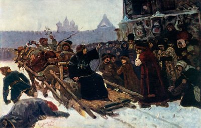 The Boyar Morozova (study) by Vasily Surikov
