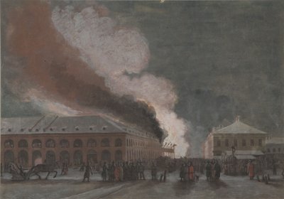 Fire in the Salt Trade Rows by Georg Wilhelm Timm