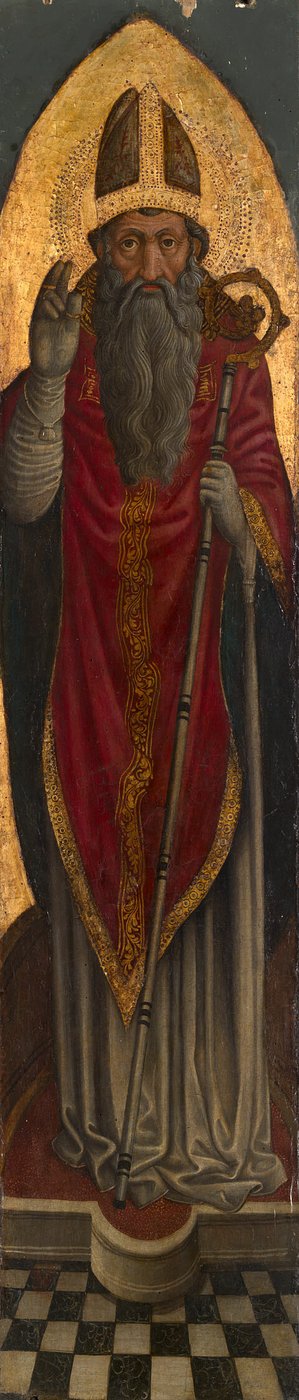 Bishop Saint from an Augustinian altarpiece by Venetian