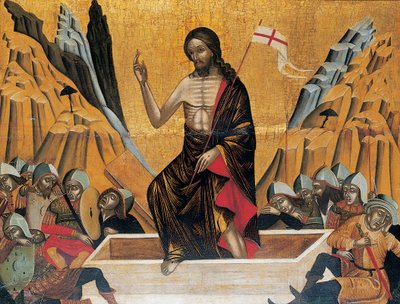 The Resurrection, Venice or Crete by Veneto Cretan School
