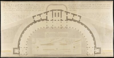 Peristyle for the Prado Promenade of San Jerónimo by Ventura Rodríguez