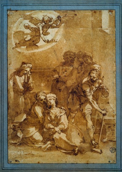 The Death of St. Cecile by Ventura di Arcangelo Salimbeni
