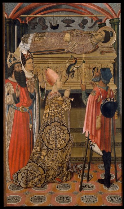 Princess Eudoxia before the Tomb of Saint Stephen by Vergós Family