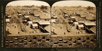 Panoramic View of Mukden, Manchuria, from South Gate by Vermont USA H.C. White Company