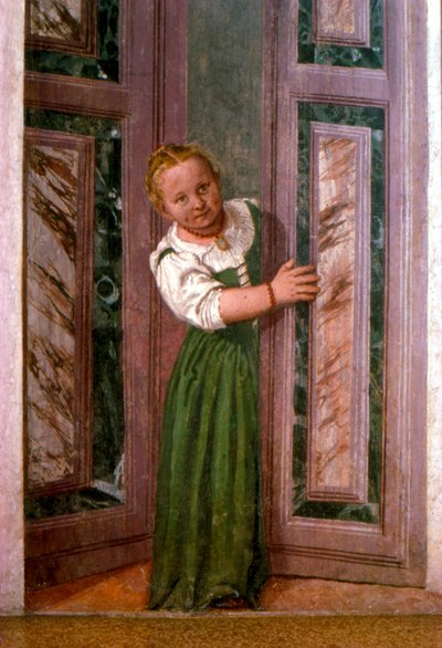 Child at the Door, from the Sala a Crociera, c.1561 by Veronese