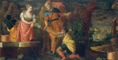 Rebecca at the Well by Veronese and Workshop