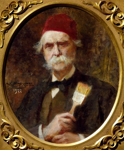 Self-portrait by Vespasiano Bignami by Vespasiano Bignami