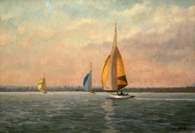 Late Finish - Featuring Dragons on the Medway by Vic Trevett