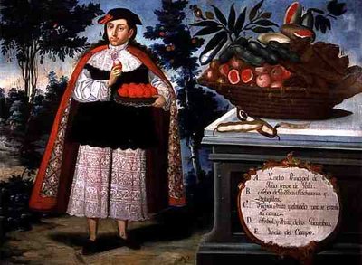 The Indian Chief of Quito in Full Dress by Vicente Alban
