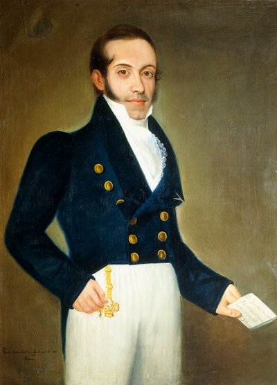 Portrait of Don Agustin de las Heras y Carazo by Vicente Escobar