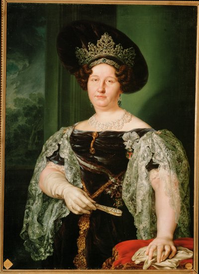 Maria Christina de Bourbon, fourth wife of Fernando VII by Vicente Lopez y Portana