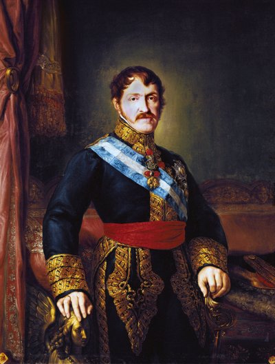 Portrait of Don Carlos Maria Isidro de Bourbon, Count of Molina and Infante of Spain by Vicente Lopez y Portana