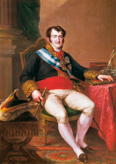 Portrait of Ferdinand VII of Spain by Vicente Lopez y Portana