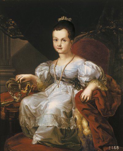 Portrait of Isabella II as a Child by Vicente Lopez y Portana