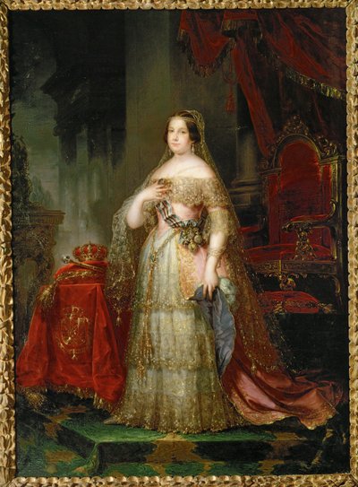 Queen Isabel II by Vicente Lopez y Portana