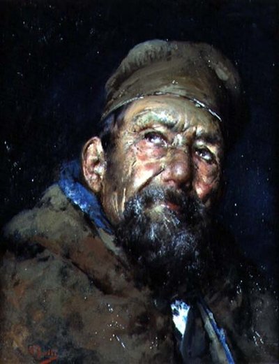 A Pensive Italian by Vicenzo Irolli