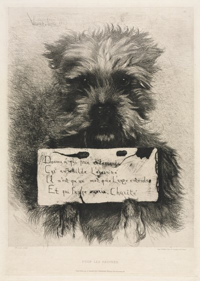 For the Poor, 1863 by Vicomte Lepic Ludovic Napoléon