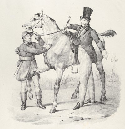 Chap. VI: I no longer walk anywhere, 1824 by Victor Adam