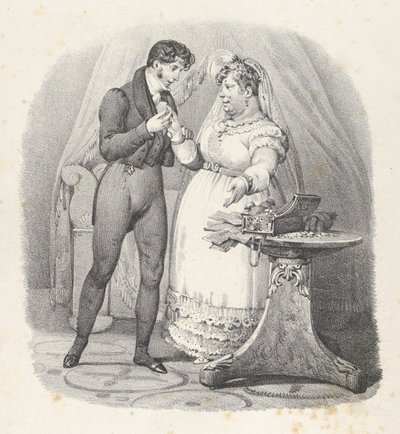 Chap. XVII: It Must End! I Am Married, 1824 by Victor Adam