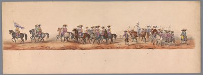Historical Parade at the Second Centennial of Utrecht University, 1836 (Plate 5) by Victor Adam