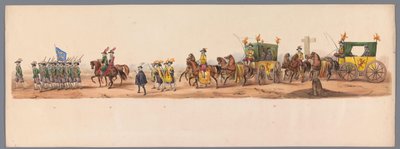 Historical Procession for the Second Centennial of Utrecht University, 1836 (Plate 6) by Victor Adam