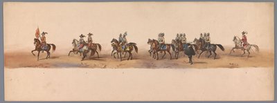 Historical Parade at the Second Centennial of Utrecht University, 1836 (Plate 2) by Victor Adam