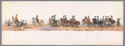 Historical Parade at the Bicentennial of Utrecht University, 1836 (plate 8) by Victor Adam