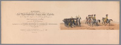 Historical Parade at the Bicentennial of Utrecht University, 1836 Parade of the Dutch Army to Ostend, July 3, 1600, the Day after the Victory at Nieuwpoort; According to the Costumed Representation Given by H H Stud by Victor Adam
