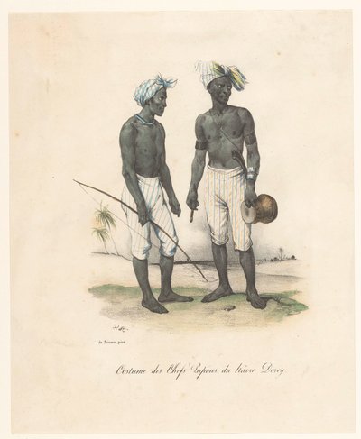 Clothing of the leaders of Havre-Dorey in Papua New Guinea by Victor Adam