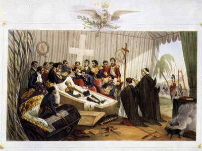 Opening of the Coffin of Napoleon on Island St. Helena, October 16 by Victor Adam