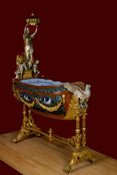 Cradle of the imperial prince Eugene Louis Joseph by Victor Baltard