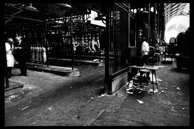 Demolition of the central market in Paris, in August 1971 (b/w photo) by Victor Baltard