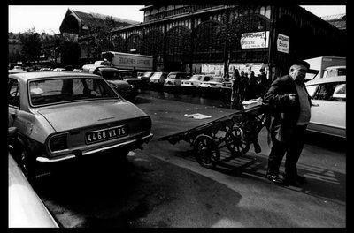 Les halles de Paris just before the demolition of August 1971 by Victor Baltard