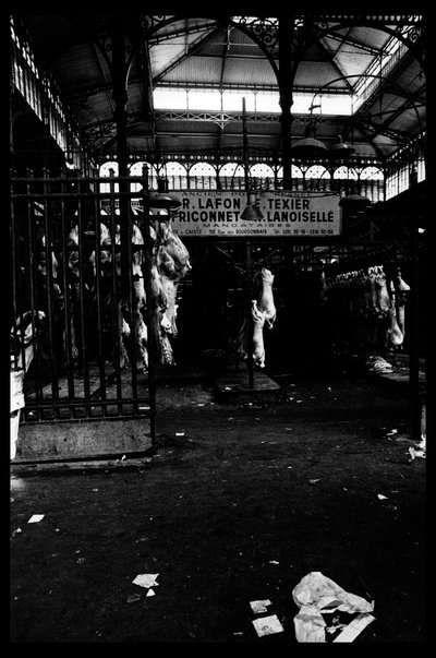 Les Halles de Paris just before the demolition of August 1971 (b/w photo) by Victor Baltard