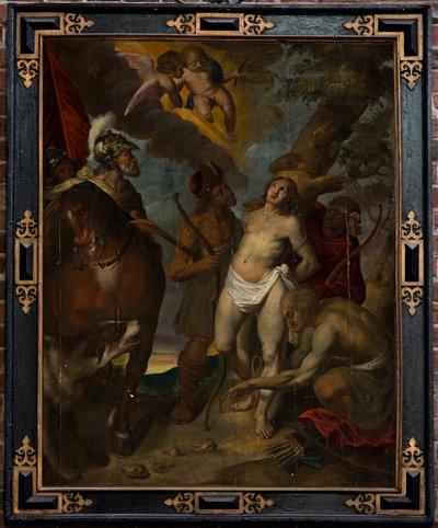 Parish Church (Parochiekerk Sint-Walburga). Saint Sebastian. by Victor Boucquet