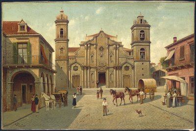 Cathedral of Havana, Cuba by Victor Carabain