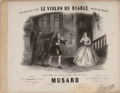 Quadrille for Le Violon du Diable by Cesare Pugni by Victor Coindre