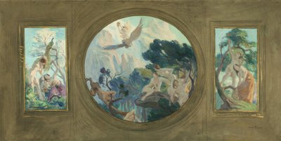 Sketch for the Hôtel de Ville de Paris: Les Fleurs. L